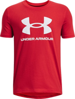Picture of T-SHIRT A MANICA CORTA JUNIOR UNDER ARMOUR SPORTSTYLE LOGO RED 1363282 0600