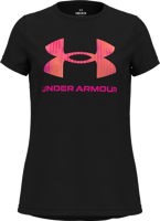 Picture of T-SHIRT JUNIOR UNDER ARMOUR TECH SOLID PRINT FILL BL SSC BLACK/REBEL 1377016 0004